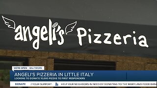 Angeli's Pizzeria in Little Italy looking to donate 10,000 pizzas to first responders