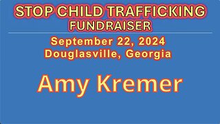 Amy Kremer Speaks At Stop Child Trafficking Fundraiser - Sept 22, 2024