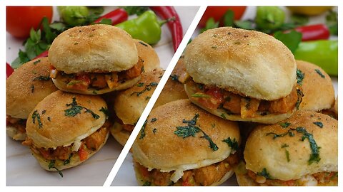 Mini Chicken Burger,Kids Special Recipe By Recipes Of The World