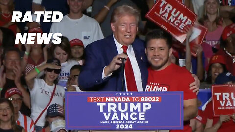 Trump Brings Former UFC Champ Henry Cejudo on Stage in Las Vegas