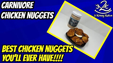 Carnivore Chicken Nuggets (No almond or Coconut flour) | How to get more protein on Keto