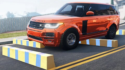 Cars vs Consecutive Ledges TRAP 2 ▶️ BeamNG Drive