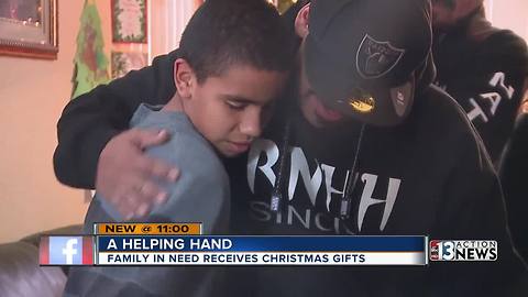 Christmas surprise for local family