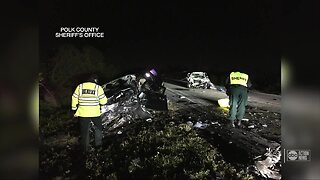 2 dead, including 9-year-old, and another in critical condition after 3-car crash in Haines City