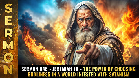 Mike Adams Sermon 046 - Jeremiah 10 - The power of CHOOSING GODLINESS in a world infested with satanism