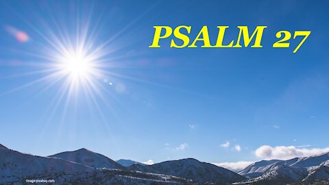 Psalm 27 Encouraging Bible Verses Audio