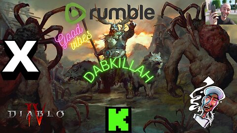 🔴DIABLO 4 Grind time🔴Live on KICK<RUMBLE>AND TWITCH