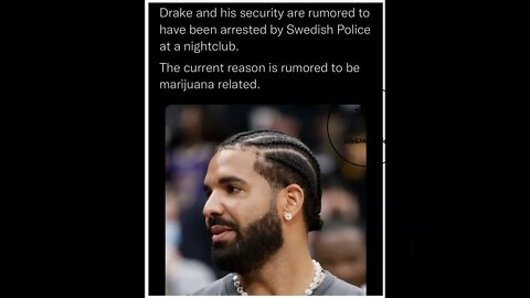 Drake Arrested In Sweden For Marijuana Possession? 😱 (FULL DETAILS)