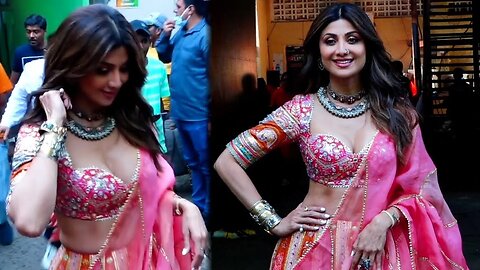 Shilpa Shetty Kundra Wearing Lehanga Weight 25kg | 25 किलो का Lehenga पहना दिया 😂🤣😂😍🔥