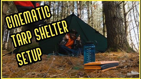 10x10 Tarp Shelter Setup #Short #NoTalk