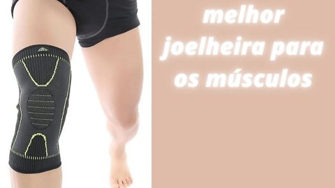 Suporte de joelho de cobre para dores musculares