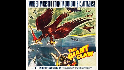 The Giant Claw 1957 colorized (Jeff Morrow)