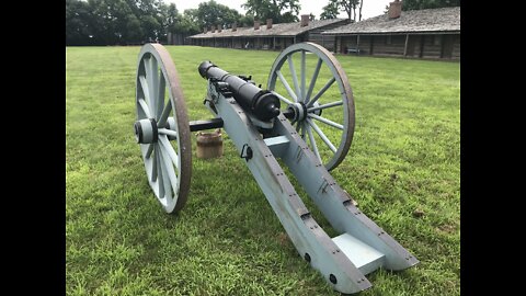 Fort Atkinson Living History Cannon Demonstration