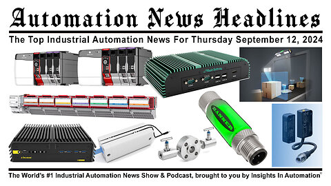 Automation News Headlines for Thursday September 12, 2024