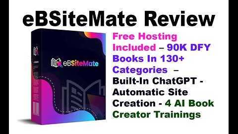 eBSiteMate Review - Your Ultimate Affiliate Marketing Solution