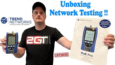 The New Trend Networks POE Pro Tester !! Unboxing & Demo !