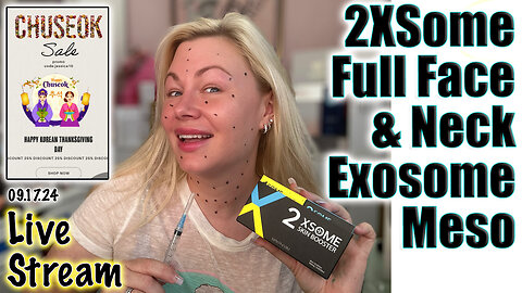 Live 2XSome Full Face and Neck Exosome Treatment! Maypharm.net code Jessica10 saves you 25% OFF