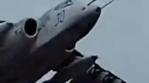 Ukrainian Su-25 Frogfoot Crashes While Striking Russian Convoy