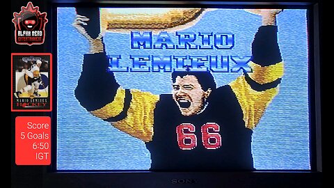 Mario Lemieux Hockey- Score 5 Goals-6:50 IGT