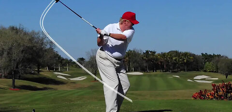 INSANE: President Trumps Golf Swing