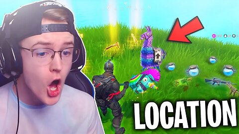 *NEW* LOCATIONS for LLAMAS! in Fortnite Battle Royale C4 TRAP TROLLING in FORTNITE