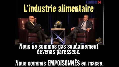 Nous ne sont pas soudainement devenus paresseux. Nous sommes EMPOISONNÉS en masse.