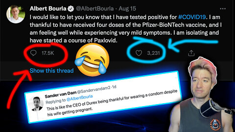 Pfizer CEO Albert Bourla Gets COVID-19 (4x Vaxxed) | Ratio'd on Twitter – Johnny Massacre Show 501