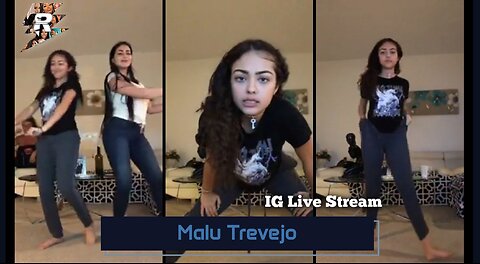 Malu Trevejo dancing with family