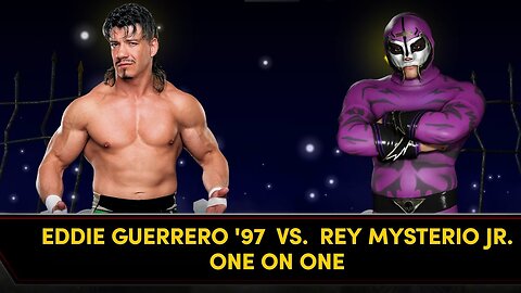 WWE 2K24 Eddie Guerrero vs Rey mysterio Jr one on one