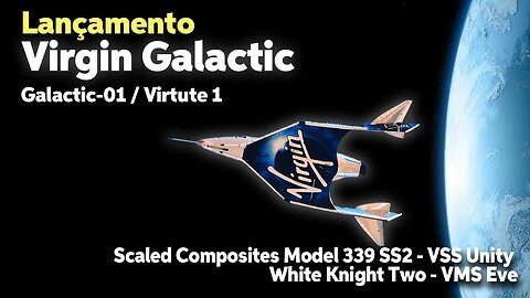 LANÇAMENTO DO VIRGIN GALACTIC VSS UNITY - PRIMEIRO VOO SUBORBITAL COMERCIAL