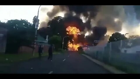 Fatal gas tanker explosion in South Africa