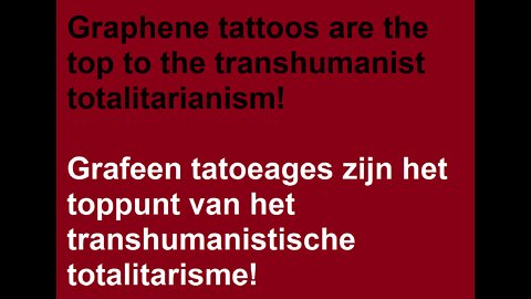 GRAFEEN TATOEAGES ZIJN HET TOPPUNT VAN HET TRANSHUMANISTISCHE TOTALITARISME!