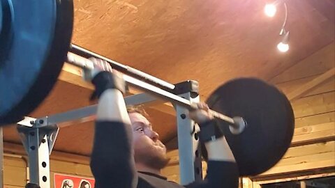 Meh.... 57.5 Kgs x5 Overhead Press (The Sephist Method 🤟🏻)