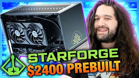 Actually Good: $2400 Starforge Pre-Built Gaming PC Review (Lowkey Fractal Terra ITX)