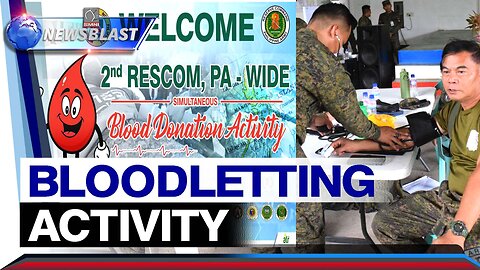 Simultaneous bloodletting activity, isinagawa sa 40th Founding Anniversary ng Reserve Command ng AFP