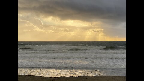 Sunset Ocean Waves