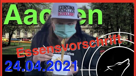 Polizei bestimmt in Aachen wann und wie gegessen wird!!!