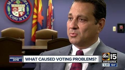 Board of supervisors chairman discusses Tuesday's voting problems