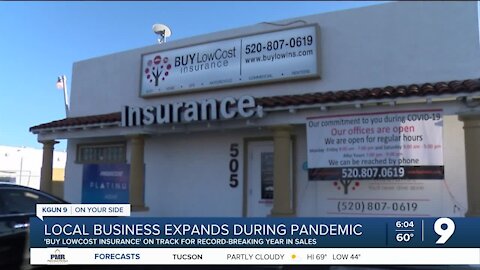 Local insurance broker to hit record sales amid pandemic