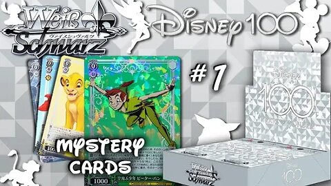 Weiss Schwarz Disney 100: Mystery Collector Cards #1 - Peter Pan | Little Mermaid | Chip & Dale