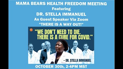 Dr. Stella Immanuel, There is a Way Out