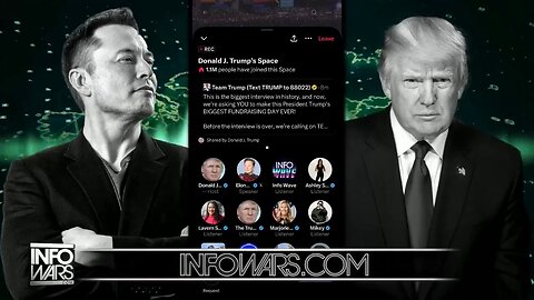 X Spaces |Trump: We're Already Overwhelmed, Elon, We're Overwhelmed...