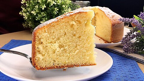 Cake in 1 minute! A simple Italian cake recipe!