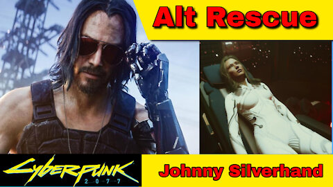 CyberPunk 2077 Johnny Silver hand Defeating Akira Rescue Alt