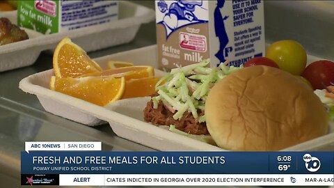 A look at the fresh meals Poway Unified is providing for students