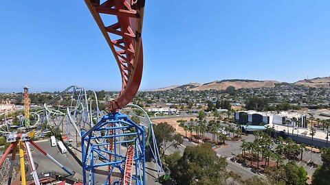 POV - Superman Ultimate Flight at Six Flags Discovery Kingdom