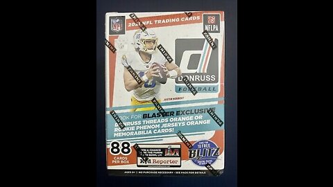 Donruss 2021 football blaster box opening