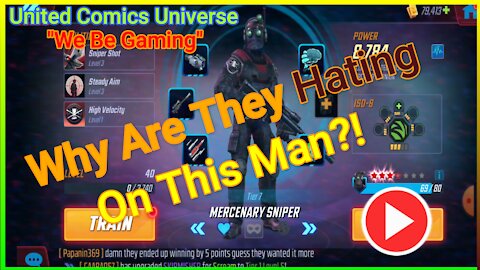 MARVEL STRIKE FORCE: JoninSho's Mercenary Sniper (Rant) FIX YOUR SCAM!!! "We Be Comics"