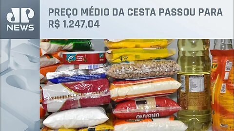 Cesta básica em SP tem alta de 14,62% em 2022