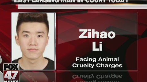 Man charged with animal cruelty in court today